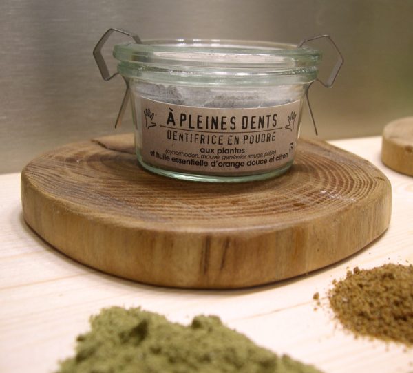 Dentifrice en poudre "A pleine dents" • HE Orange douce et citron