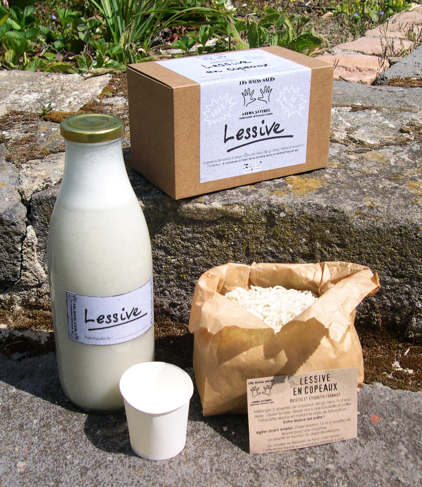 Lessive En Copeaux Savons Les Mains Sales