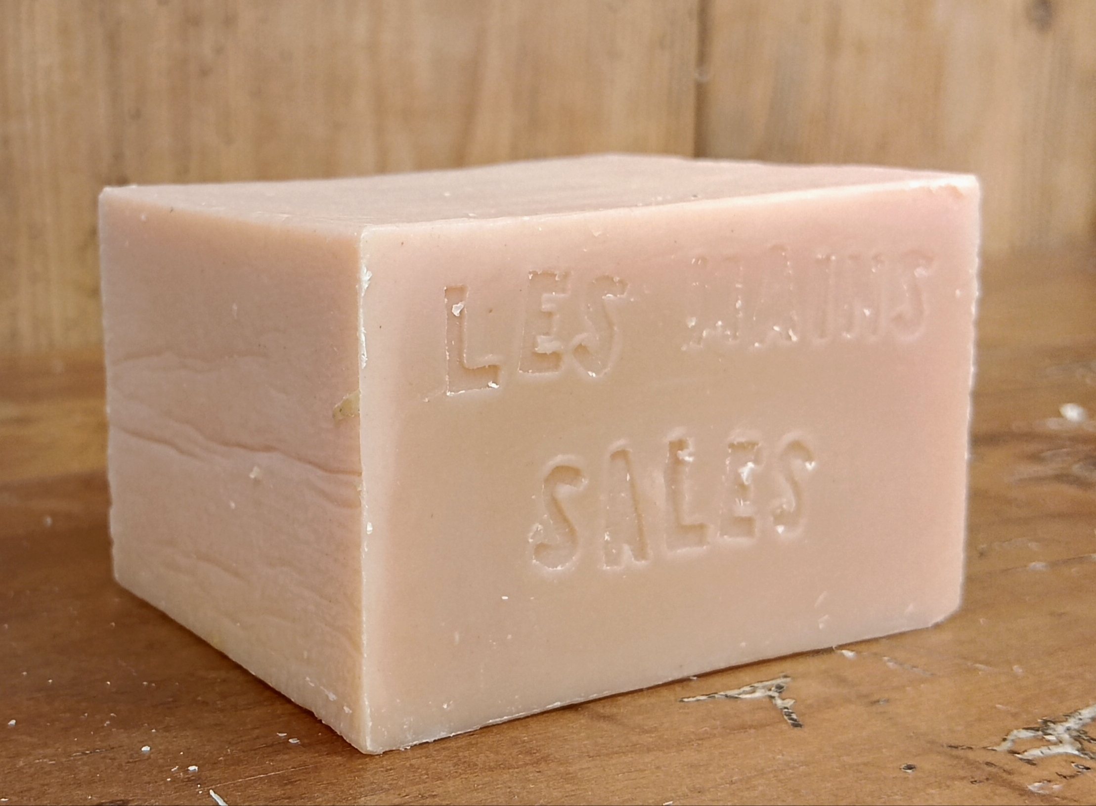 Savon de toilette surgras Argile rose et karité - PAIN DE 250gr