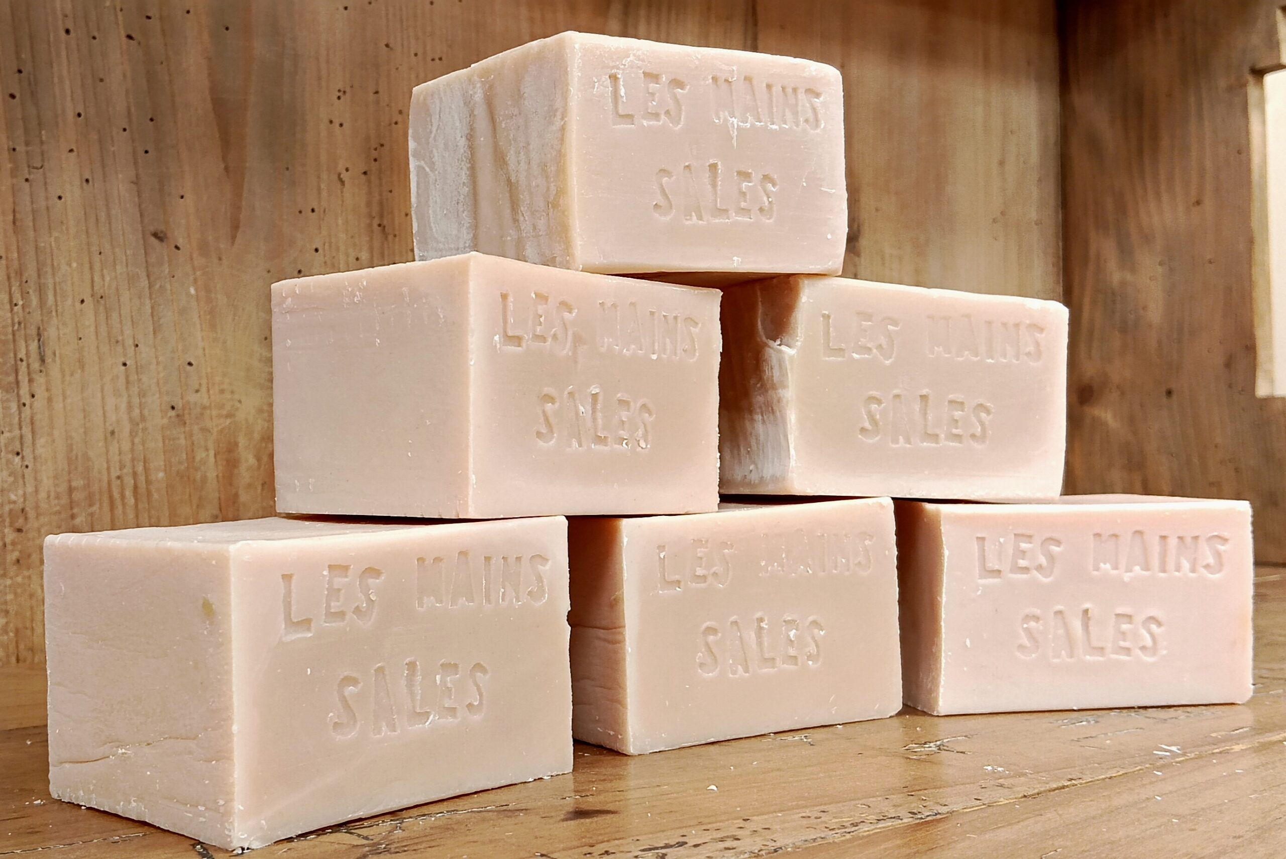 Savon de toilette surgras Argile rose et karité - PAIN DE 250gr – Image 2